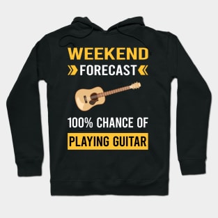 Weekend Forecast Playing Guitar Guitarist Hoodie